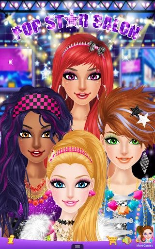 Pop Star Salon Screenshot Image