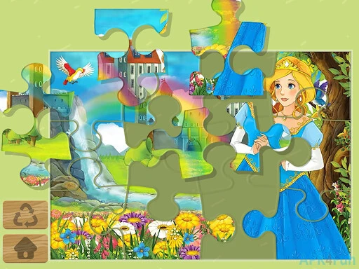 Princess Puzzles and Painting Screenshot Image