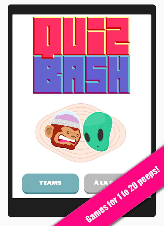 #1. QuizBash - Party Games in Your (Android) By: QuizBash