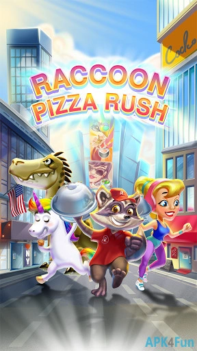 Raccoon Pizza Rush Screenshot Image