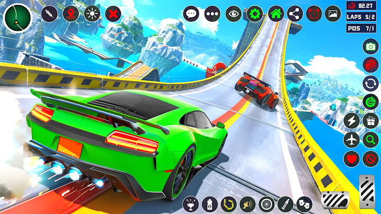 #1. Ramp Car game Stunts: Racing (Android) By: Awesome Games Studios