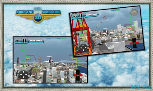 Real Airplane Simulator 3D Screenshot Image