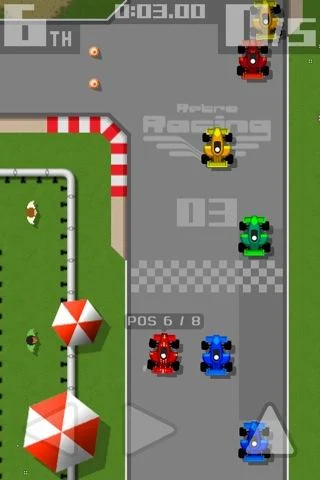 Retro Racing Screenshot Image