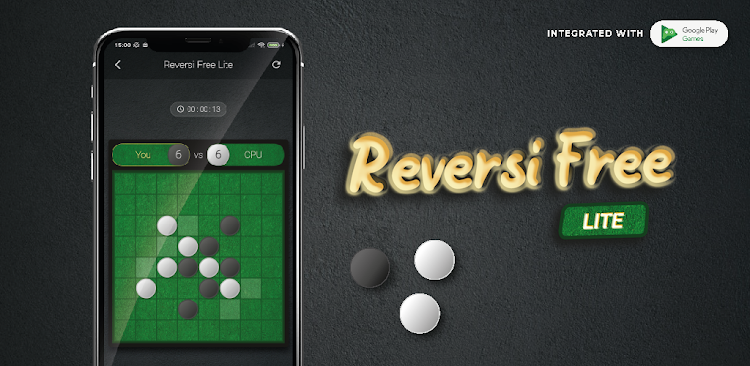 #1. Reversi Lite - Classic Othello (Android) By: Elriz Technology