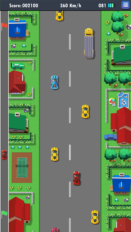 #1. Road Fighter Retro (Android) By: PerseusGames