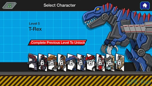 Robot Dino T-Rex Attack Screenshot Image