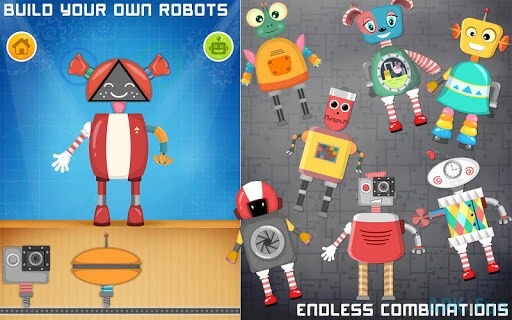 Robot Game for Preschool Kids Screenshot Image