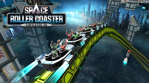 Roller Coaster Simulator Space Screenshot Image