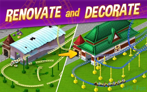 RollerCoaster Tycoon Story Screenshot Image