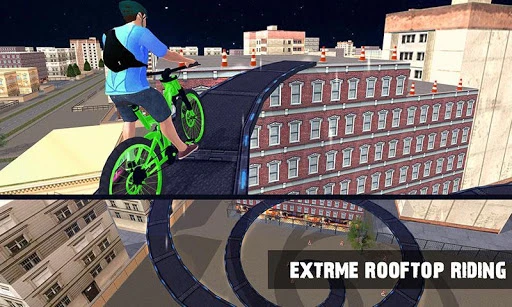 Rooftop BMX Bicycle Stunts Screenshot Image