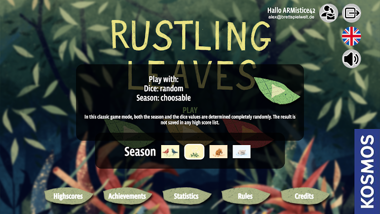 #1. Rustling Leaves (Android) By: Brettspielwelt GmbH