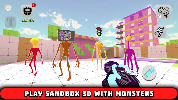 #1. Sandbox Playground 3d game (Android) By: Khadiev - Scary Horror Games 3D