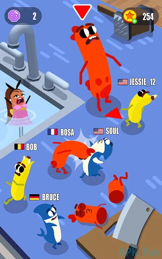 Sausage Wars.io Screenshot Image