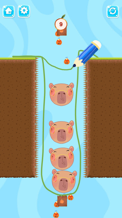 #1. Save Capybara draw to save (Android) By: Spectrum Apps Studio