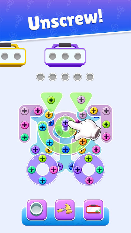 #1. Screw Nut and Bolt: Jam Puzzle (Android) By: Magic one games