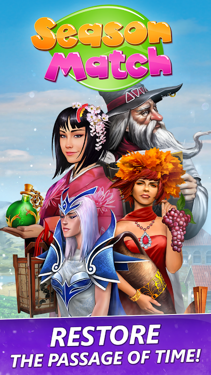 #2. Season Match－Magic Jewel Story (Android) By: HeroCraft Ltd.