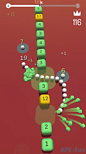 Snake Balls vs Blocks 3D Screenshot Image