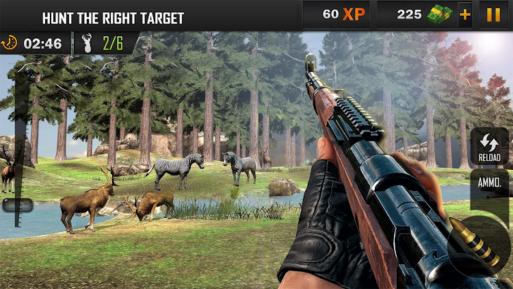 #1. Sniper Shooter Jungle Hunter (Android) By: World of Web- WOW