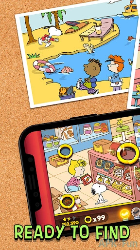 Snoopy Spot the Difference Screenshot Image