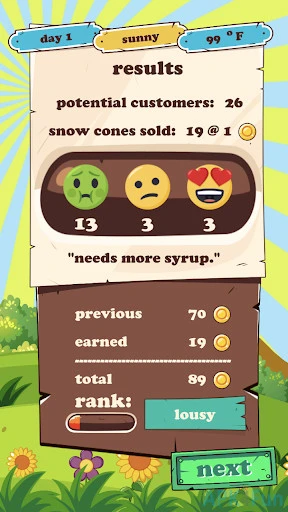 Snow Cone Tycoon Screenshot Image