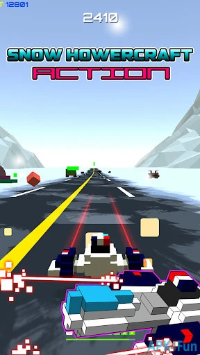 Snow Hovercraft Screenshot Image