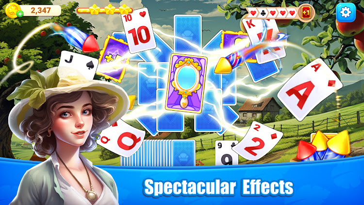 #1. Solitaire TriPeaks Game (Android) By: mahjong connect