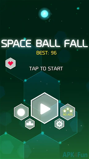 Space Ball Fall Screenshot Image