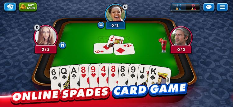 #1. Spades Plus - Card Game (Android) By: Zynga