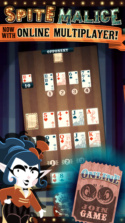 #1. Spite & Malice (Android) By: North Sky Games