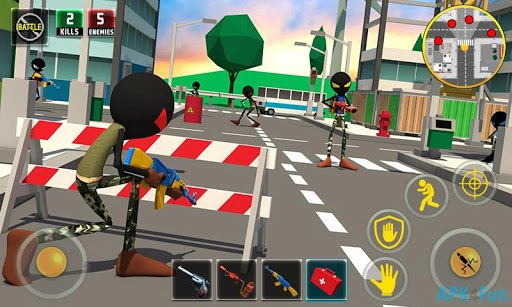 Stickman Battle Royale Screenshot Image