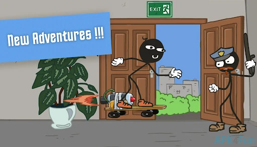 Stickman School Escape 2 Screenshot Image