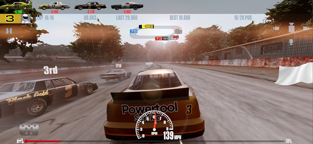 Stock Car Racing Screenshot Image