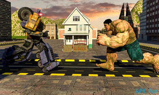 Superheroes Robot Battle Screenshot Image