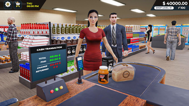 #1. Supermarket Store Manager 3D (Android) By: Mass Gamez