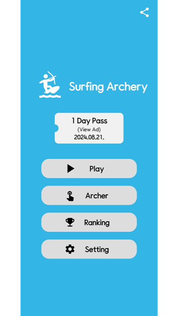 #1. Surfing Archery (Android) By: SHJeong