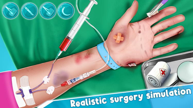 #1. Surgery Offline Doctor Games (Android) By: Taprix