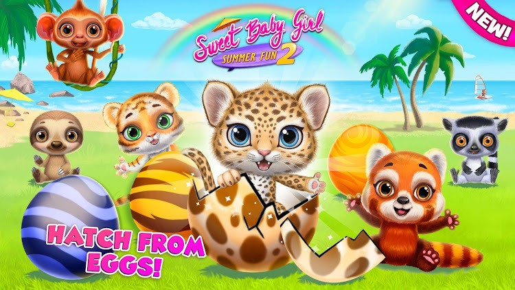 #1. Sweet Baby Girl Summer Fun 2 (Android) By: TutoTOONS