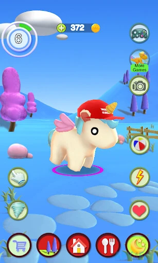 Talking Unicorn Screenshot Image