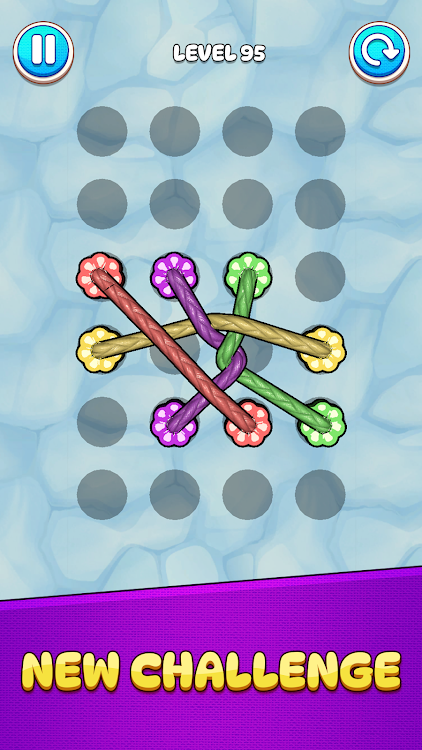 #1. Tangle Puzzle: Untie the Knots (Android) By: Zin Games