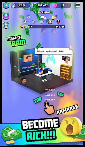 Tap Streamer Tycoon Screenshot Image