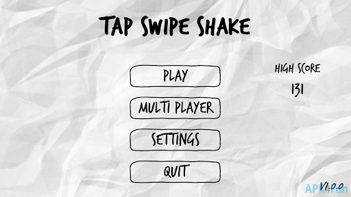 Tap Swipe Shake Screenshot Image