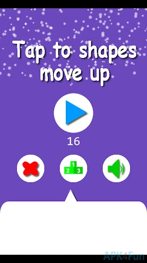 Tap To Shapes Move Up Screenshot Image