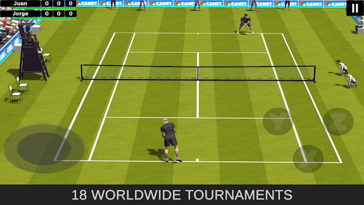 #1. Tennis Slice: World Tour (Android) By: T13GAMES