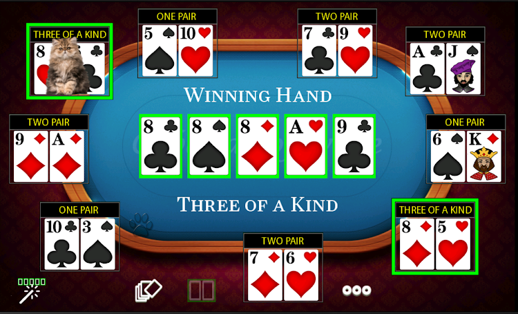 #1. Texas Hold'em & Guess'em (Android) By: Cabana Software, Inc.