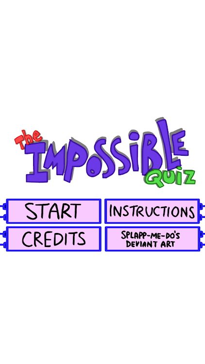 #1. The Impossible Quiz (Android) By: Ms Studios