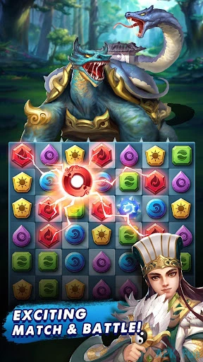 Three Kingdoms & Puzzles: Matc Screenshot Image