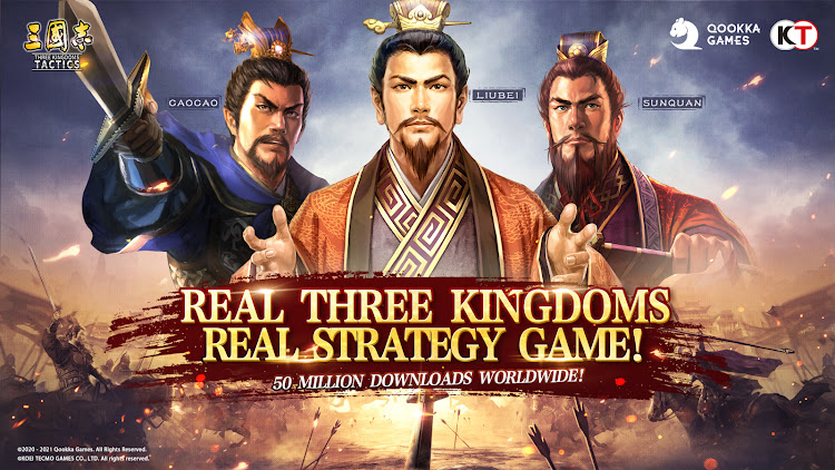 #1. Three Kingdoms Tactics:Global (Android) By: Qookka Games