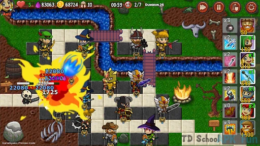 Tower Defense School 2 Screenshot Image