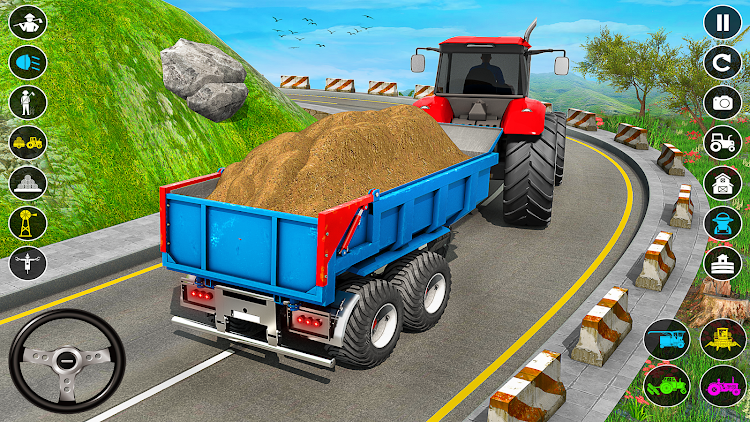 #1. Tractor Farming Tractor Games (Android) By: Lion Gamez Studio