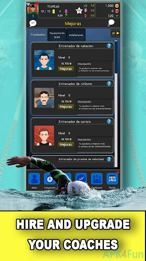 Triathlon Manager Screenshot Image